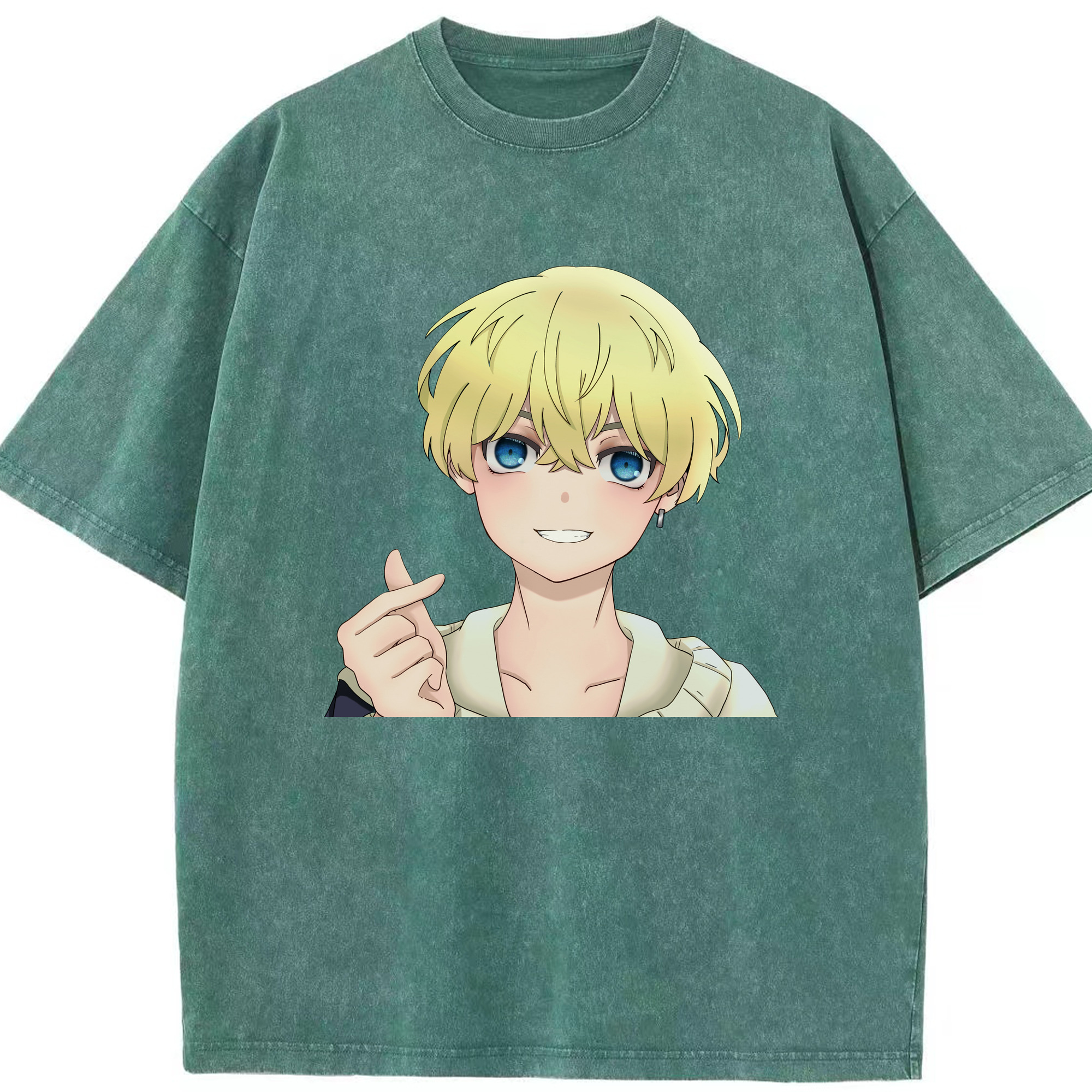 （画像用） 東京リベンジャーズ Tokyo Revengers 綿100% ヴィンテージ風 半袖Tシャツ（フロントプリント）